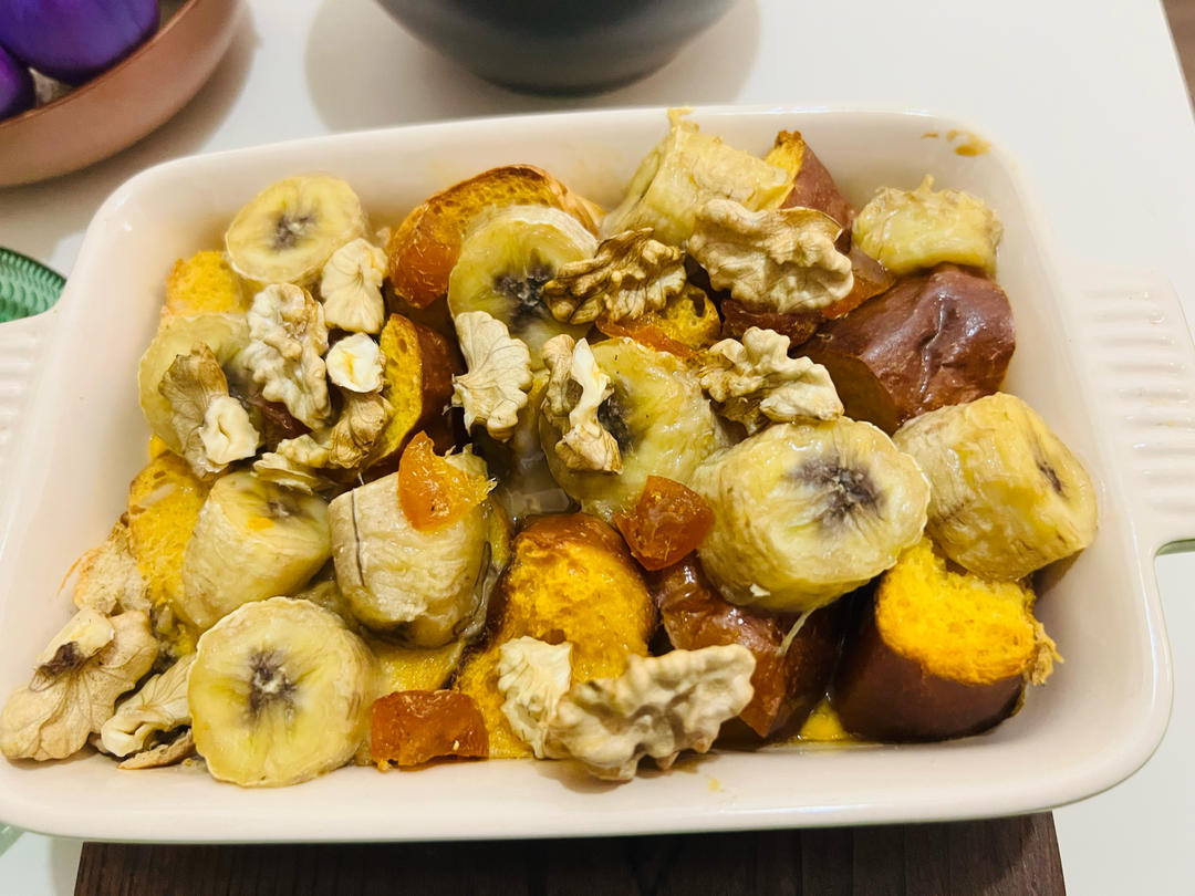 香蕉吐司布丁（消灭吃不完的吐司）