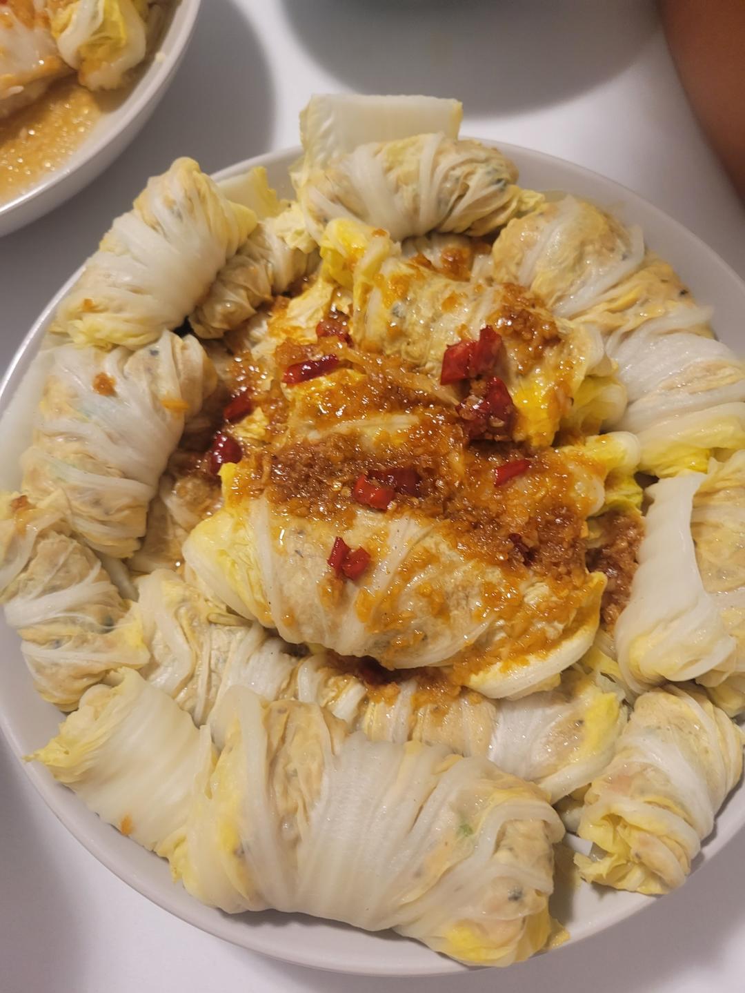 肉酿白菜卷