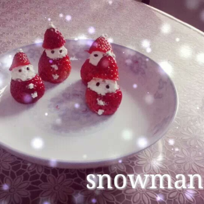 草莓圣诞老人、圣诞雪人