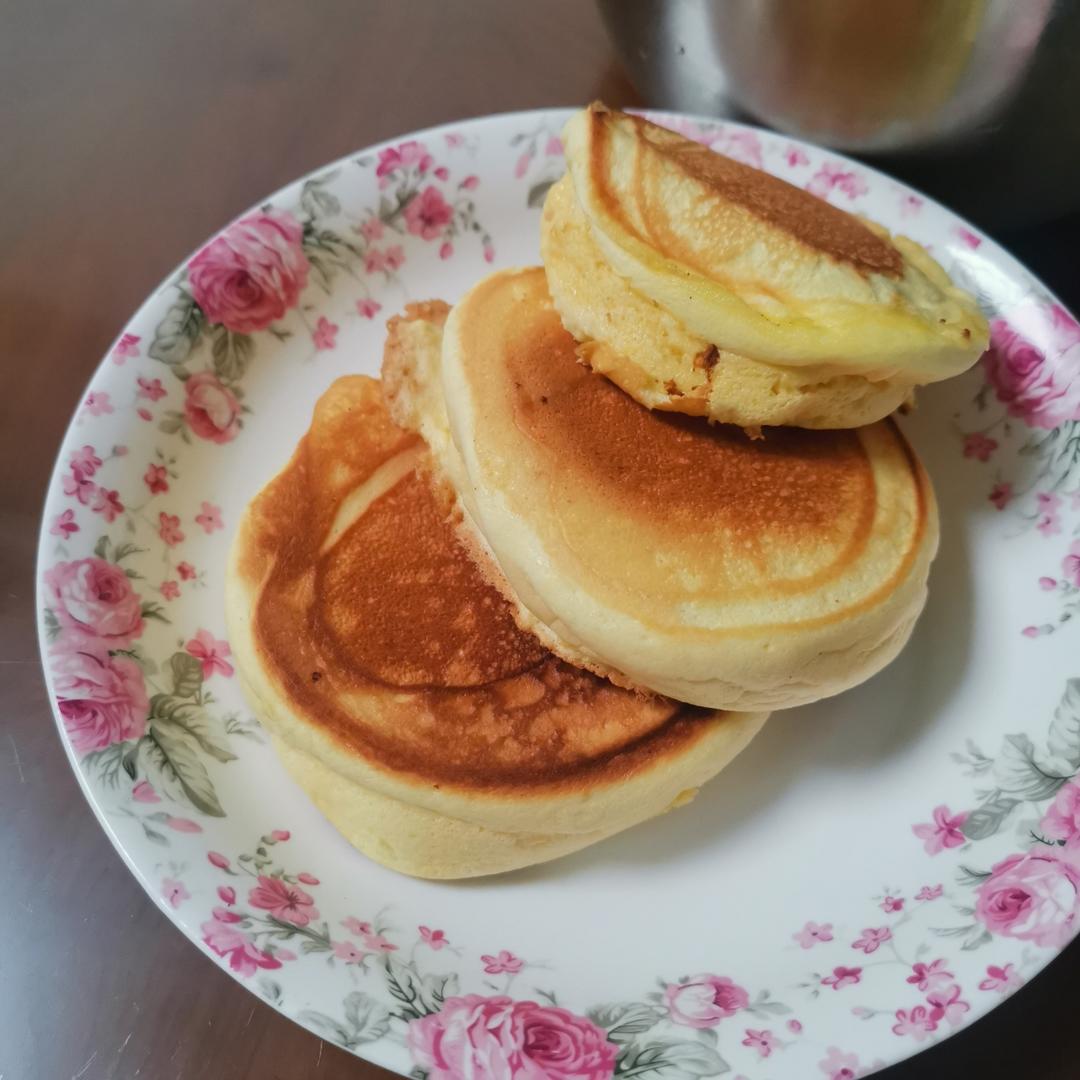 10分钟搞定网红舒芙蕾松饼🥞超松软『步骤详细附视频』『平底锅美食』