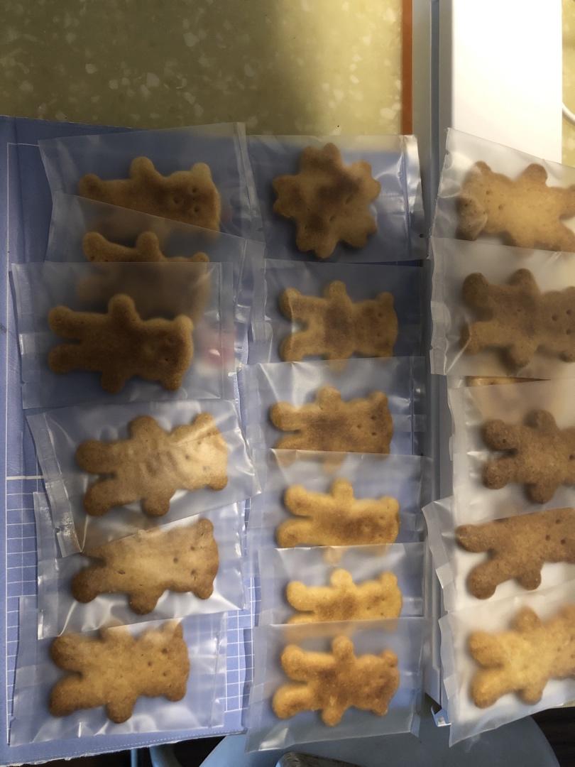 可爱小熊饼干