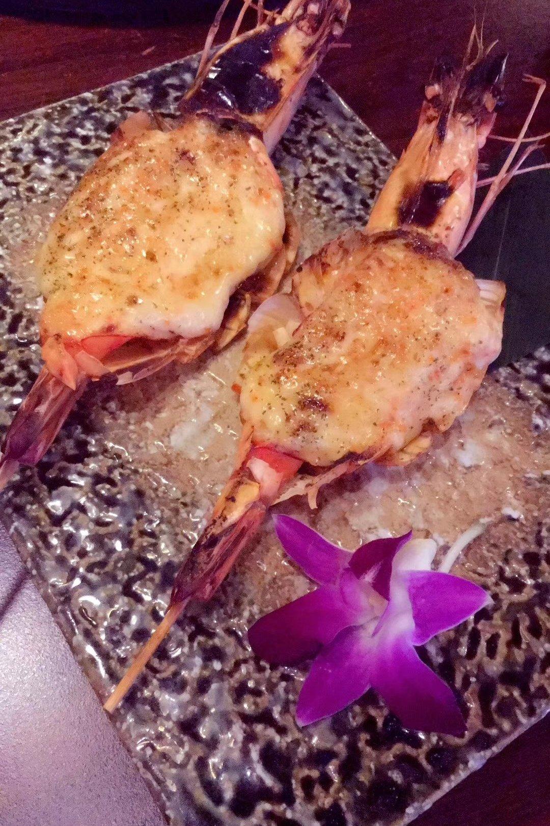 芝士烤虾（无蒜蓉版）