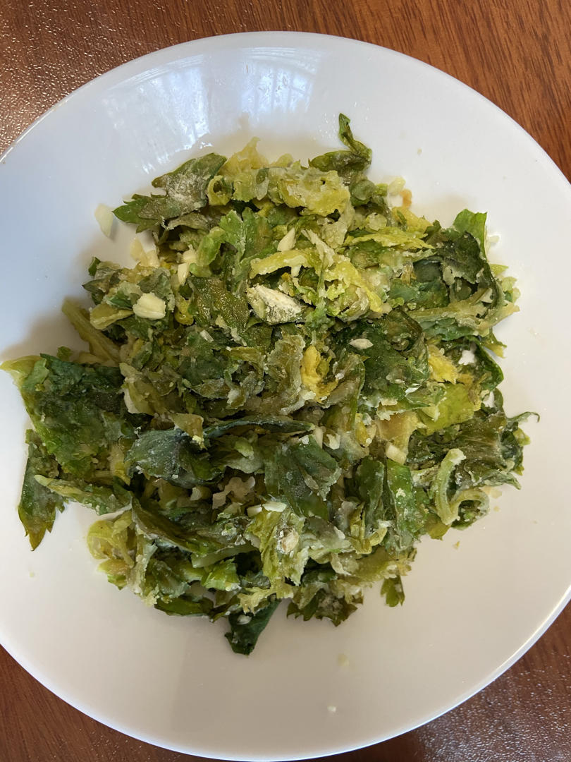 蒸菜（芹菜叶）