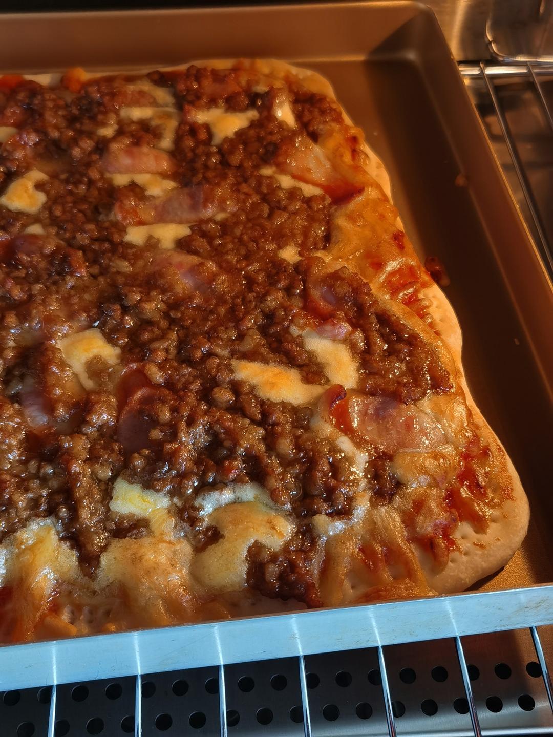 做一张敲好吃的披萨饼底