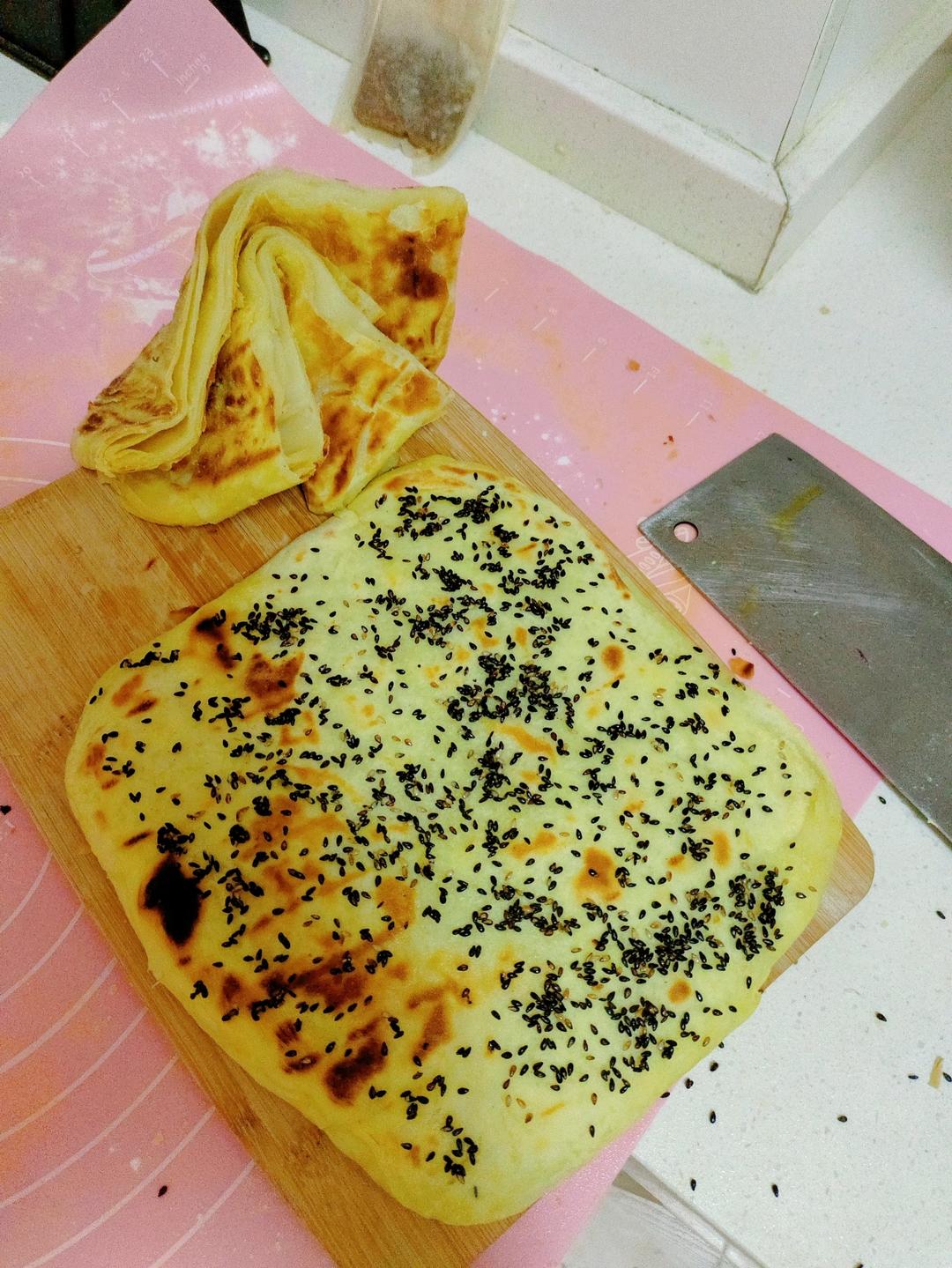 层次分明薄如蝉翼的家常基础烙饼