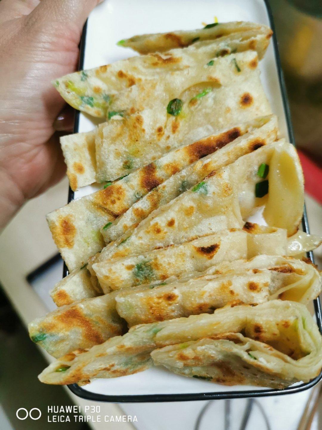 自制葱油饼