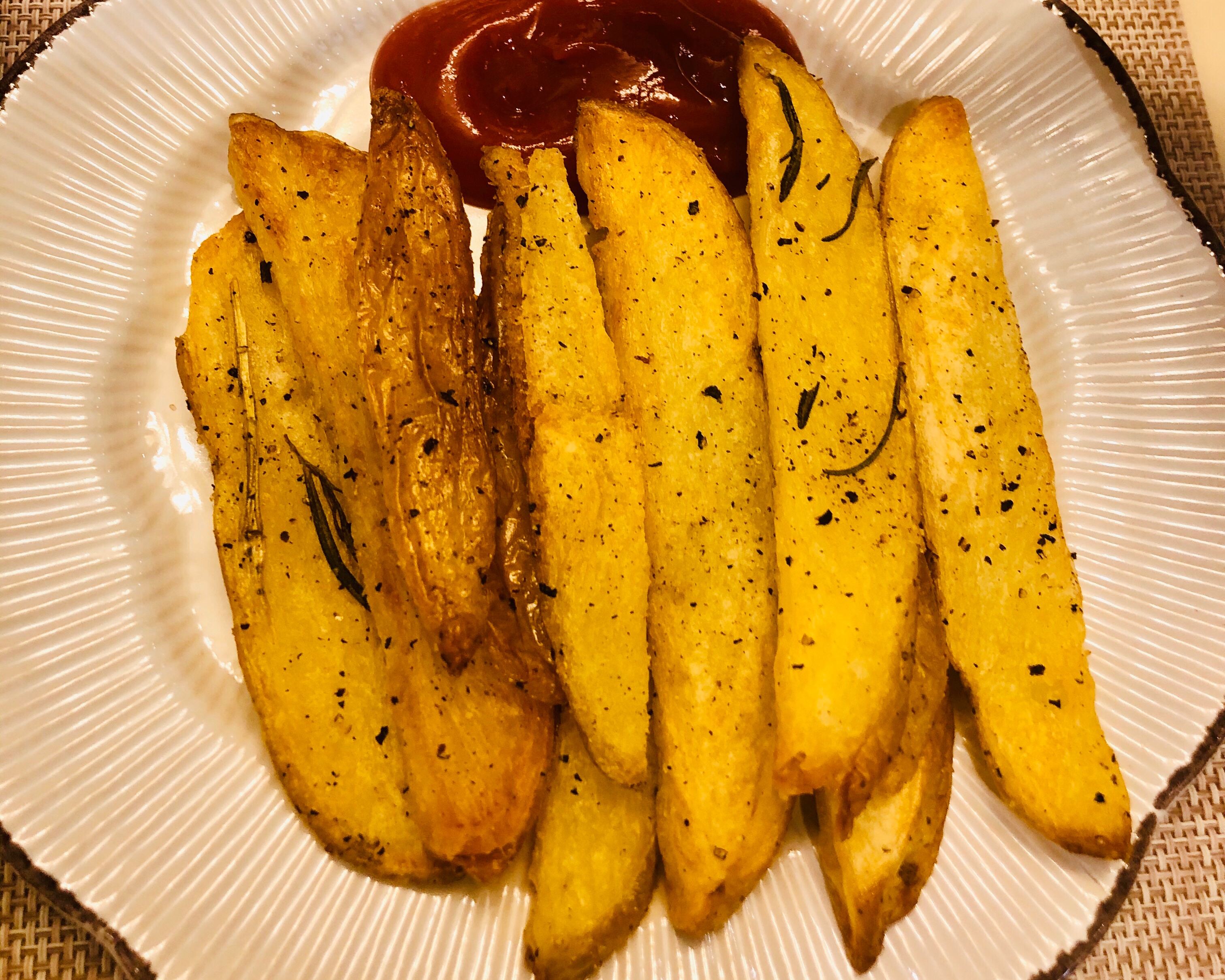 烤薯条香脆crispy potato fries