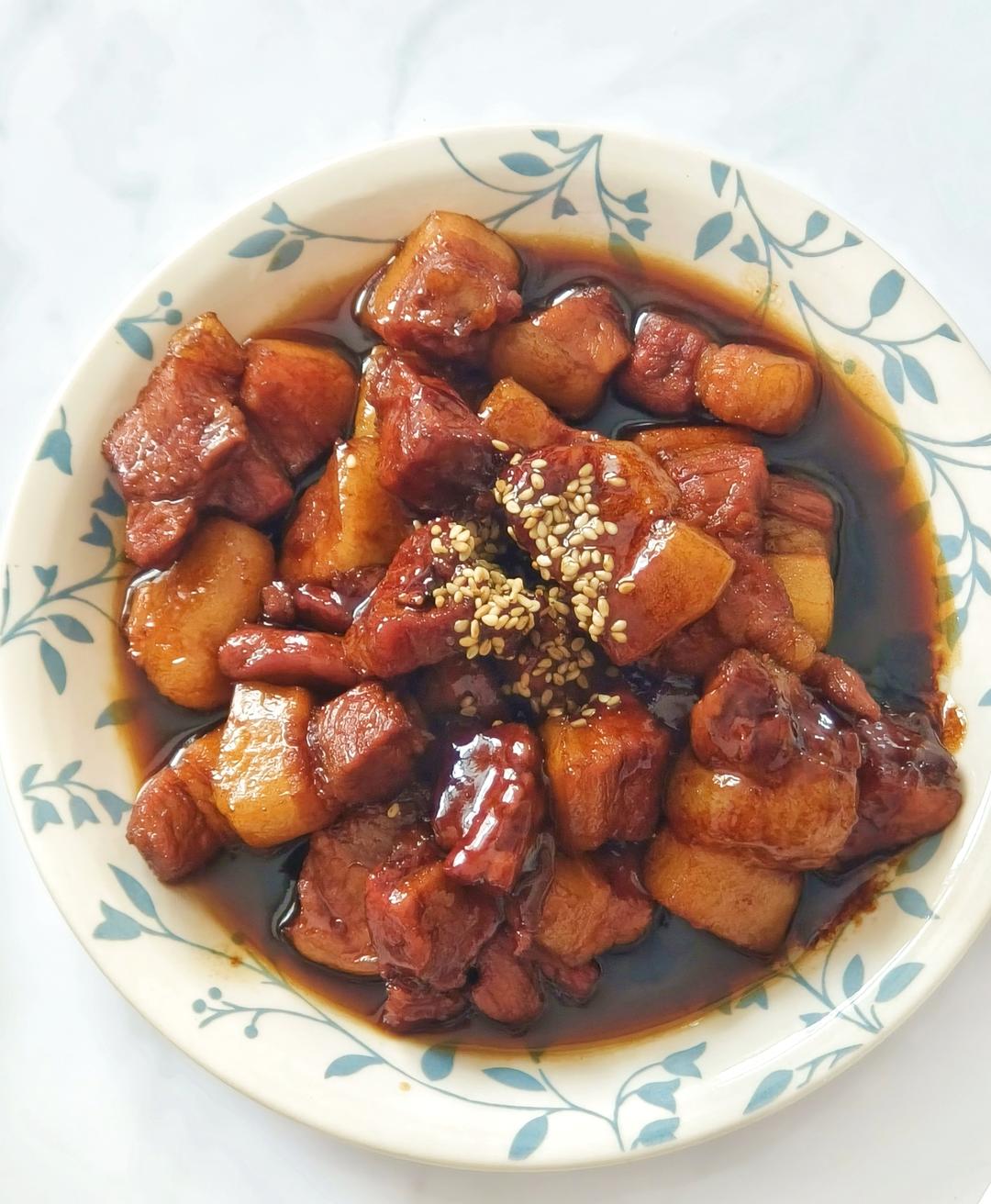 不焯水不放油的家常红烧肉