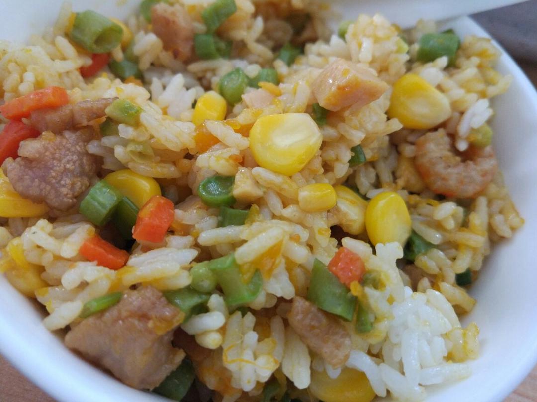 南瓜酱炒饭