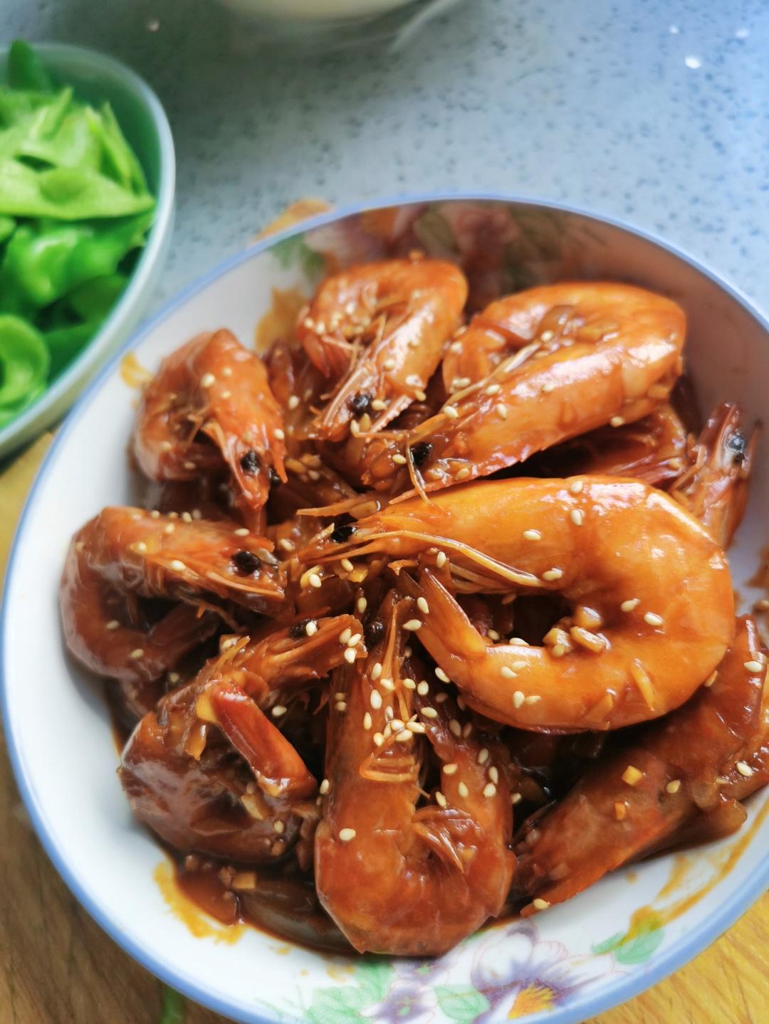 家庭版油焖大虾