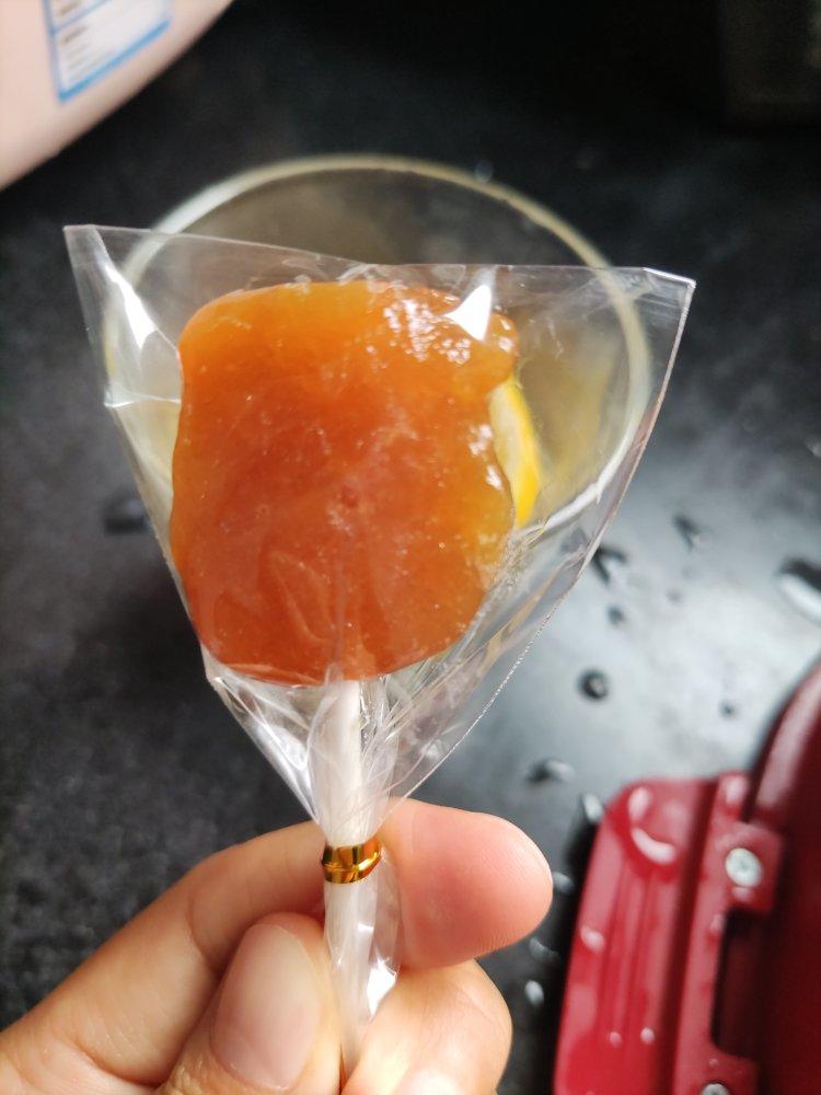 雪梨柠檬棒棒糖