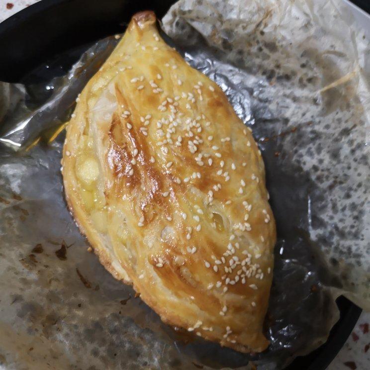 手抓饼版苹果派