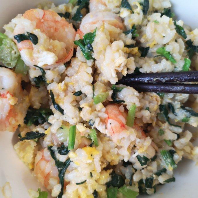 黄金虾仁炒饭