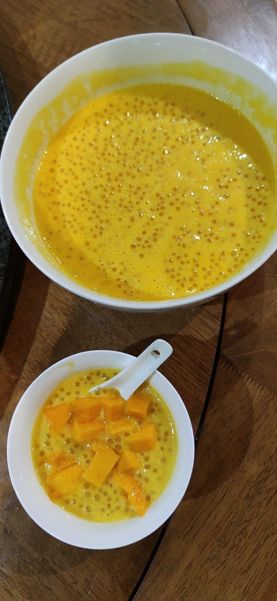 自制椰香浓郁的杨枝甘露‼️巨好喝零失败