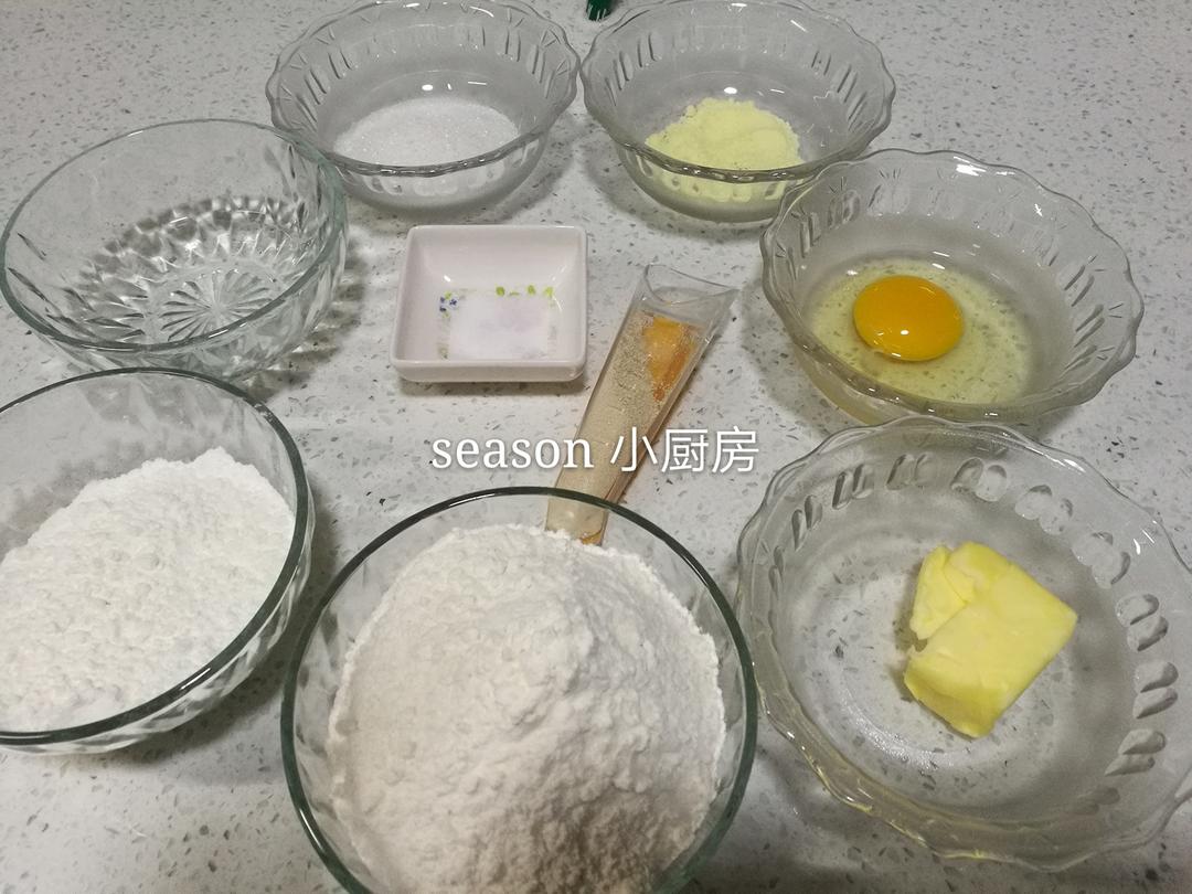 纯奶手撕吐司的做法 步骤1