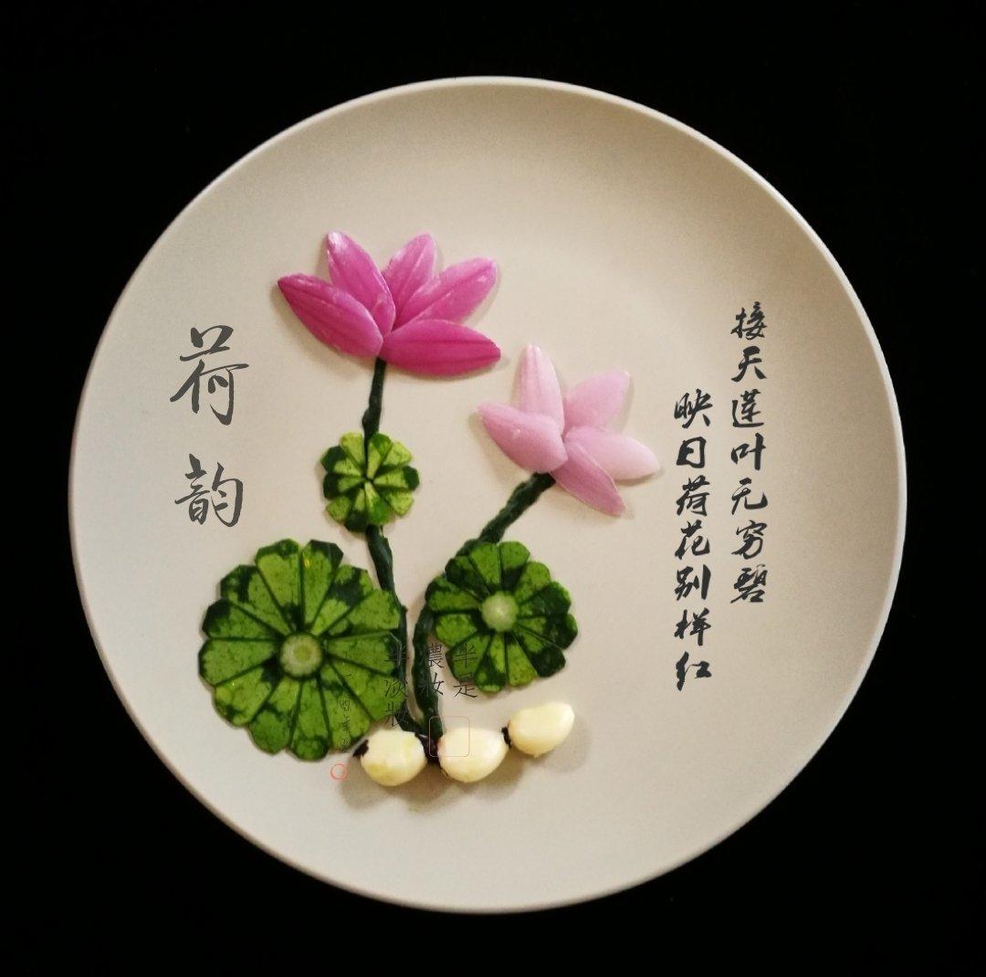 我的蔬果盘画~“中国风”