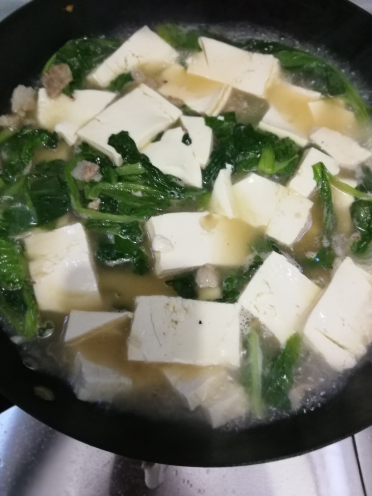 东北家常菜之小白菜炖豆腐
