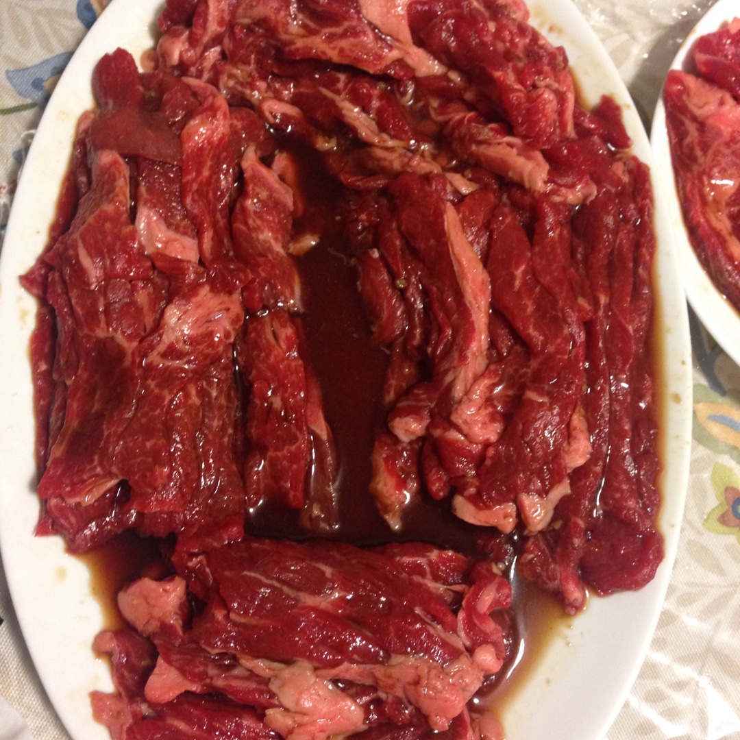 自制韩式铁板烤肉