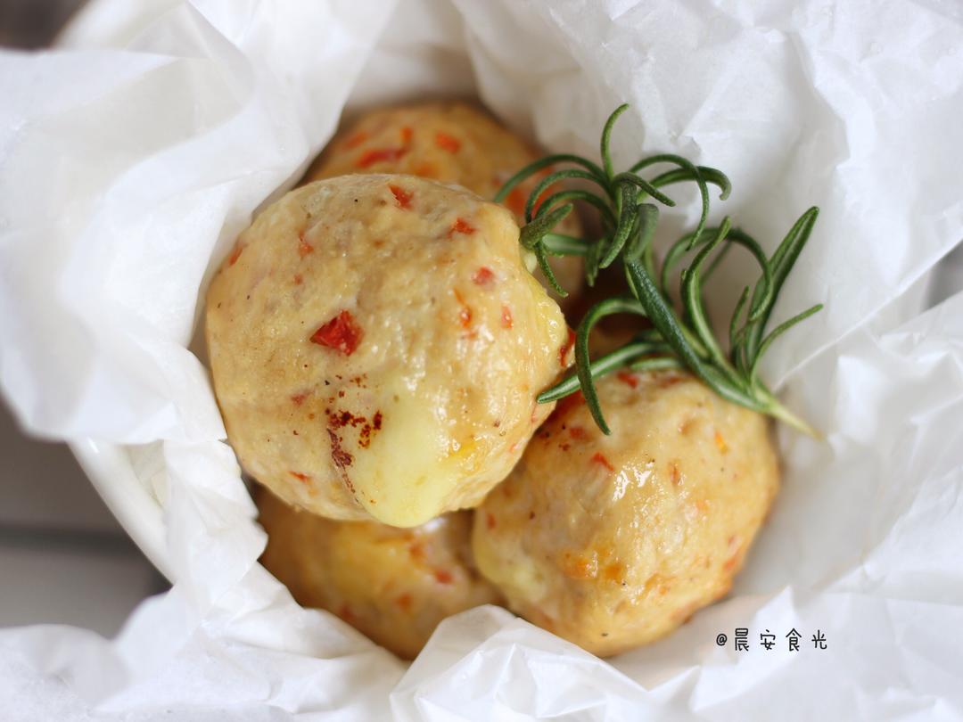 爆浆鸡肉丸（烤箱版）的做法