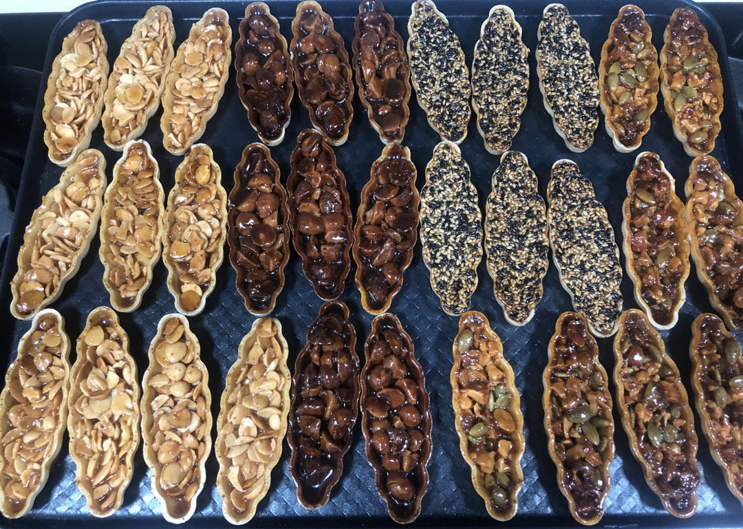 视频🚢一次搞定3种口味｜焦糖坚果糯米船｜不测温，不冷冻｜低糖｜简单｜0难度