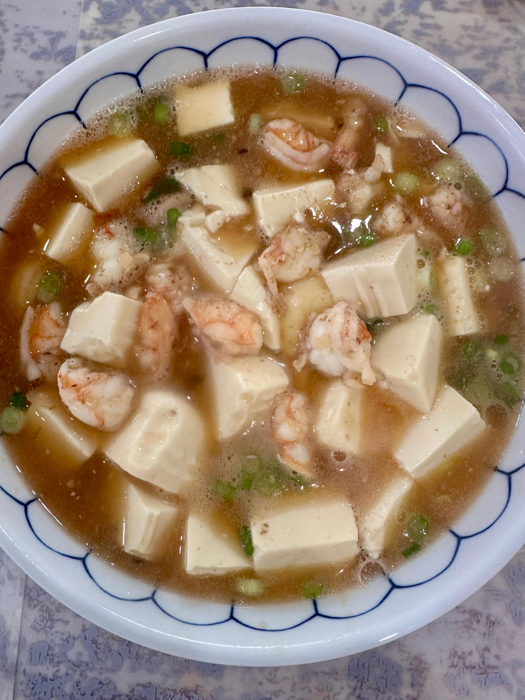 虾仁豆腐煲
