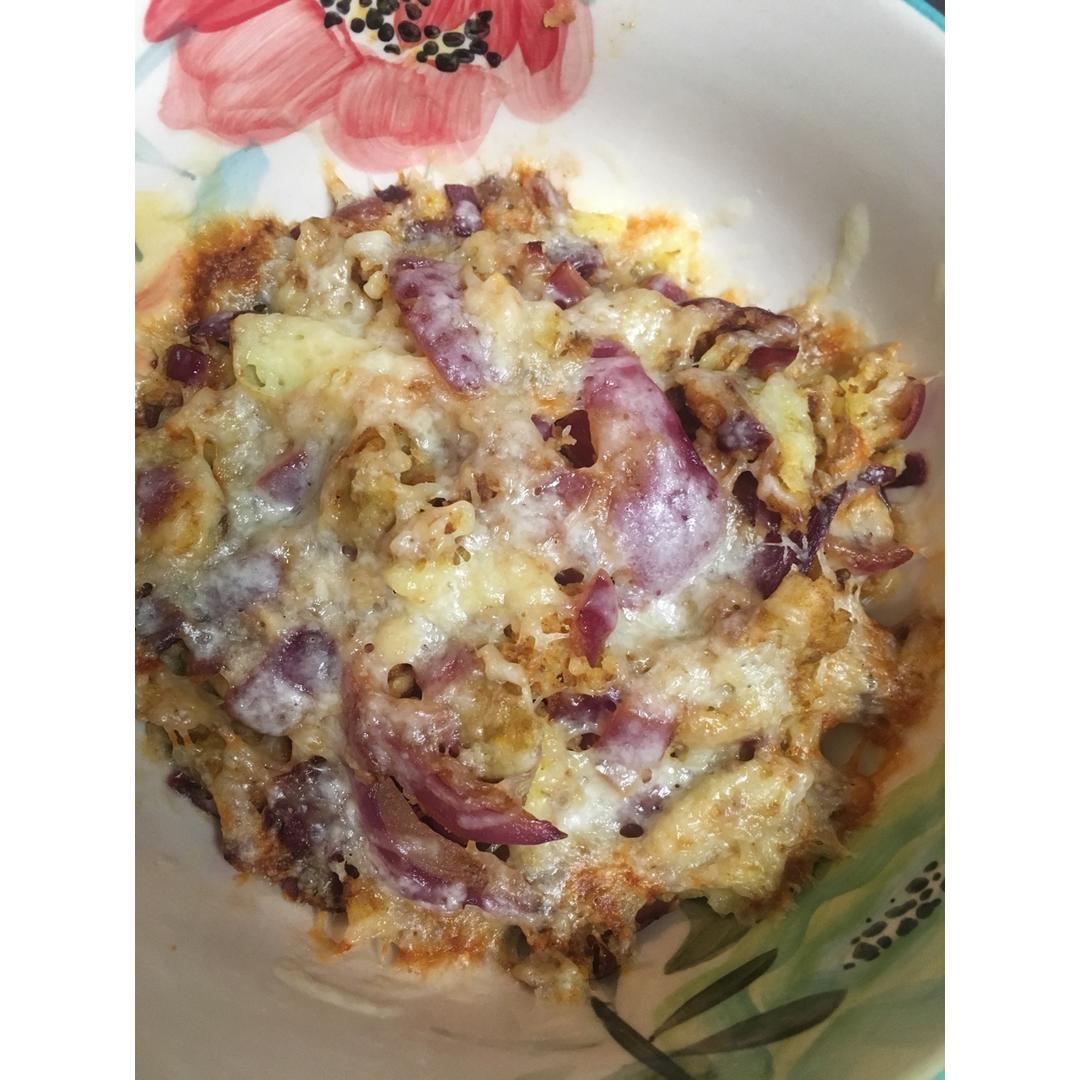 微波炉芝士土豆泥【素食主义者的食堂】