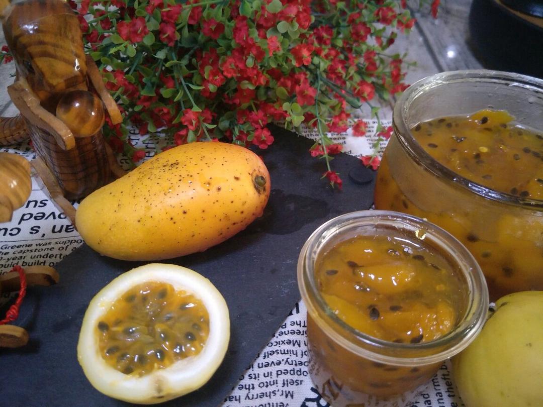 百香果香芒果酱