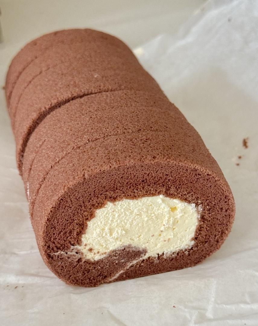私房爆单🔥可可蛋糕卷丨不消泡卷不裂的配方分享