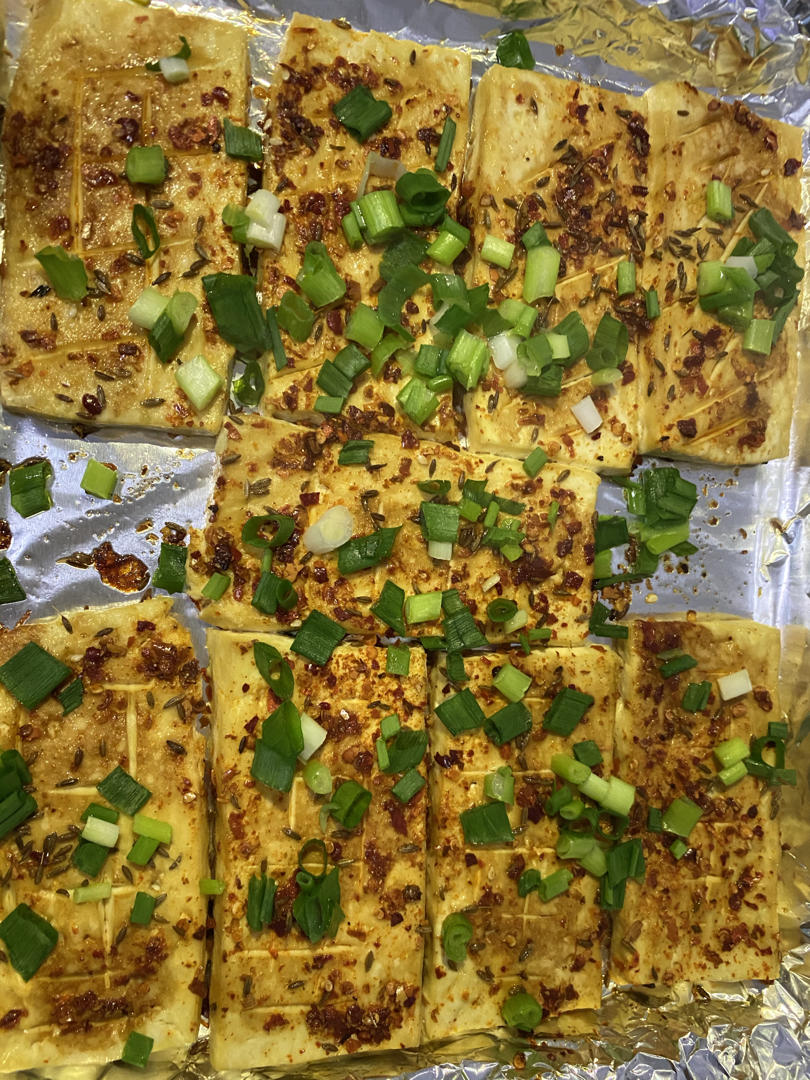 烤箱版的烤豆腐