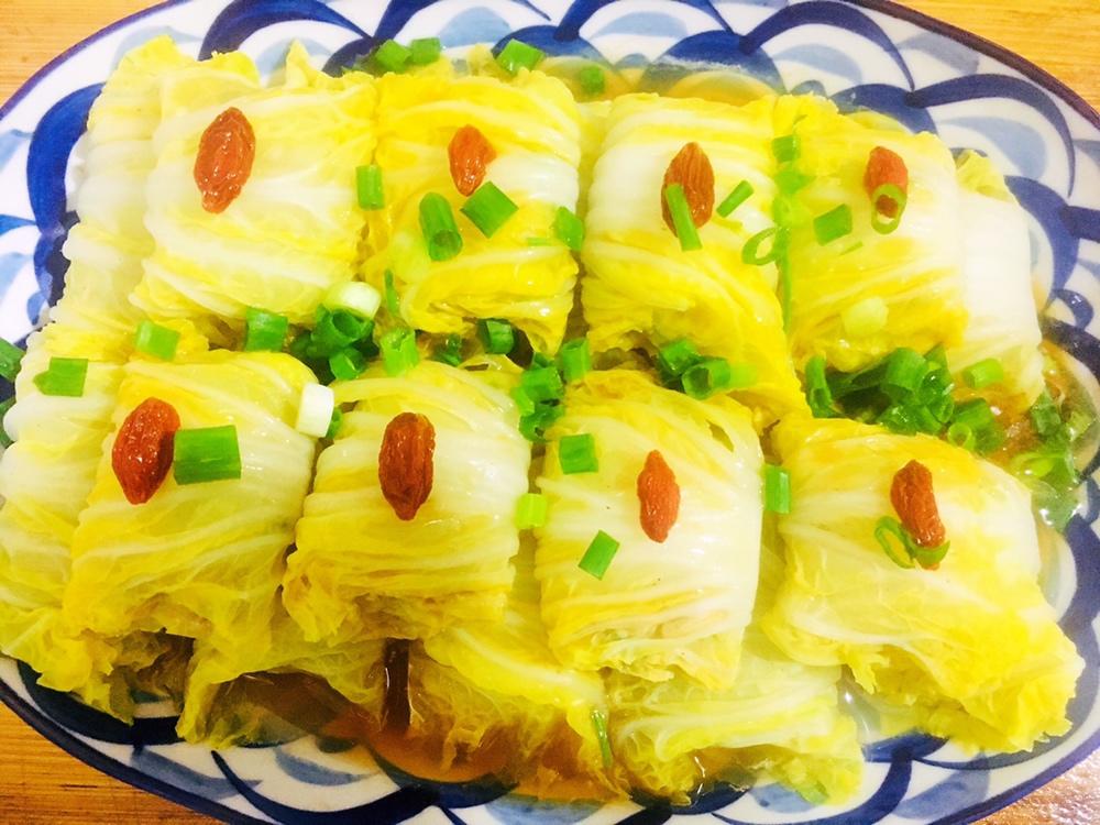 娃娃菜肉卷