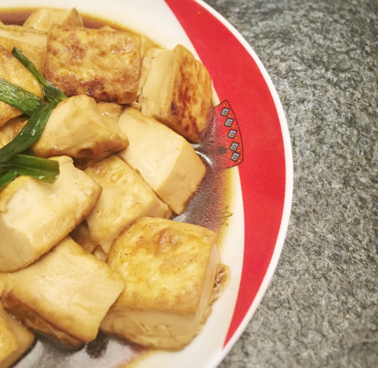 香辣黄金煎豆腐