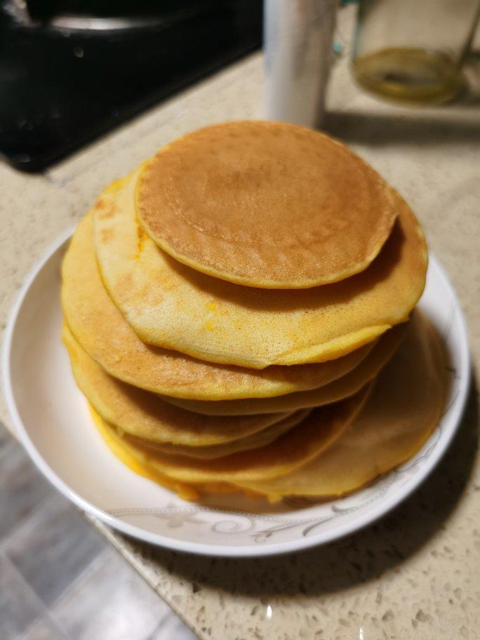 玉米面松饼，早起5分钟搞定，又软又健康