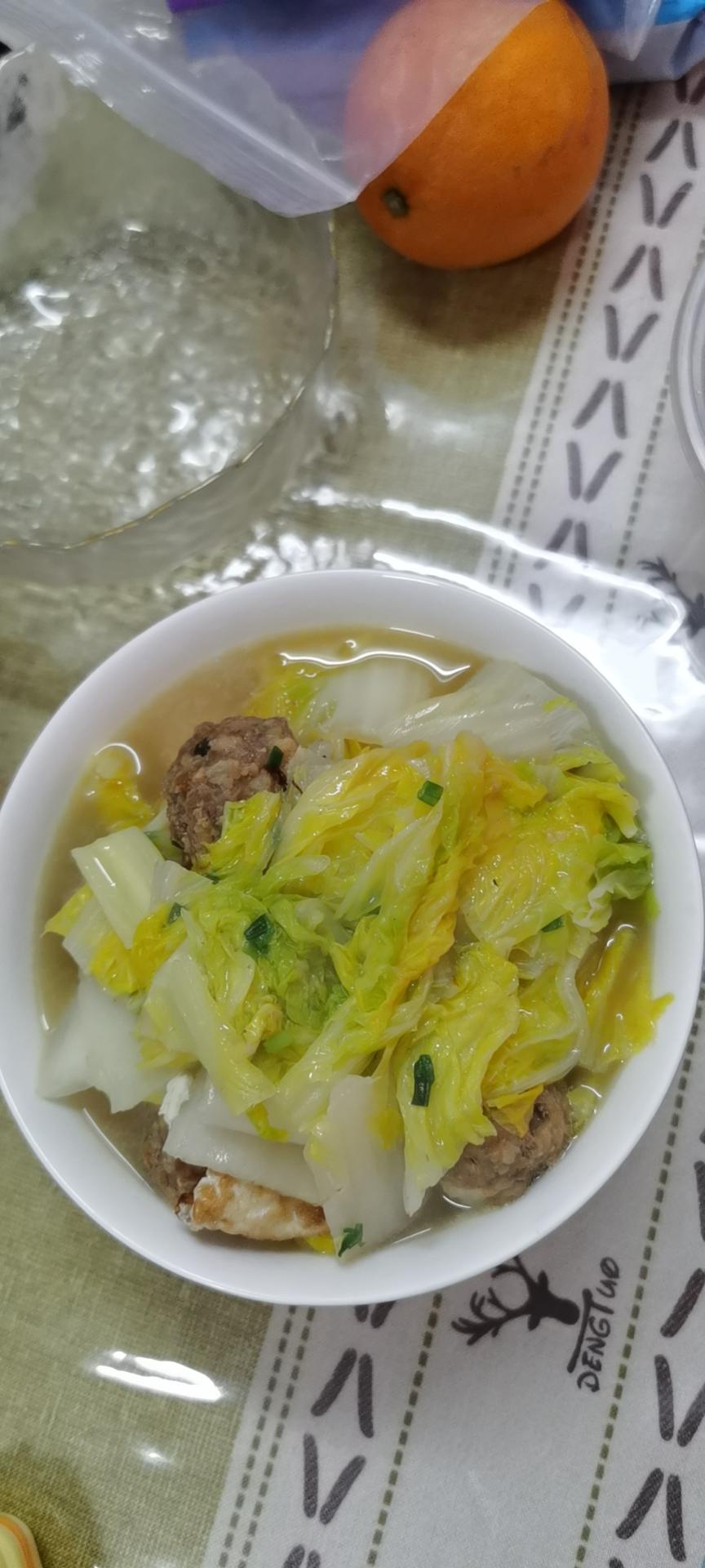 看着平平无奇却很鲜美的白菜鸡蛋汤