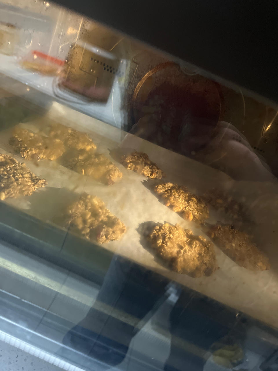 健康的香蕉燕麦核桃巧克力饼干