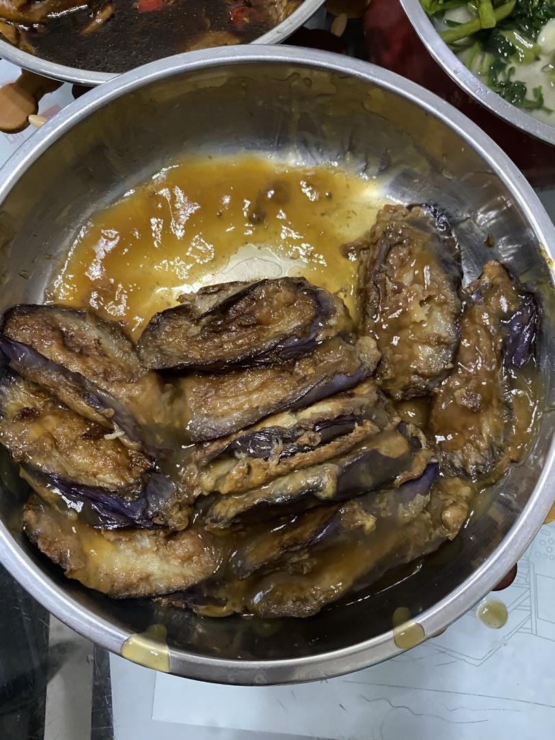 红烧茄子酿(不需油炸）