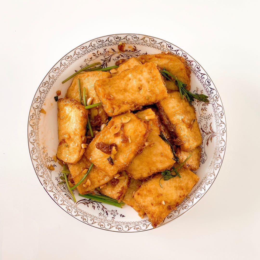 无敌好吃的香煎豆腐