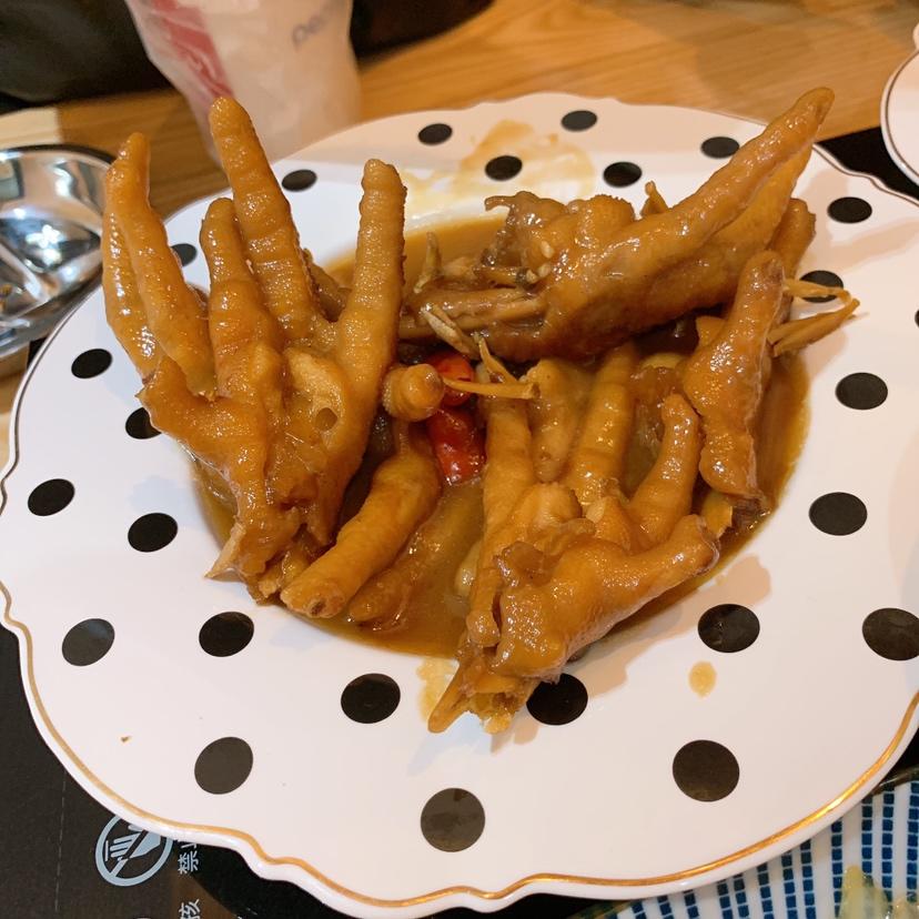 香辣烧鸡爪