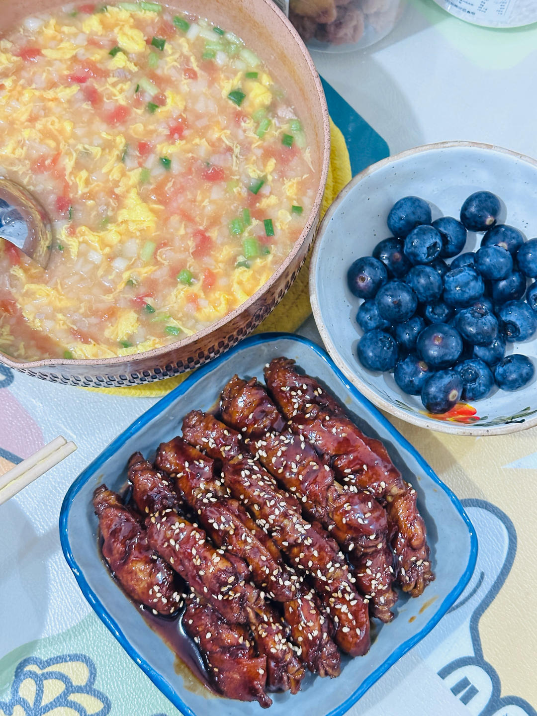 美味的山药泥西红柿鸡蛋汤