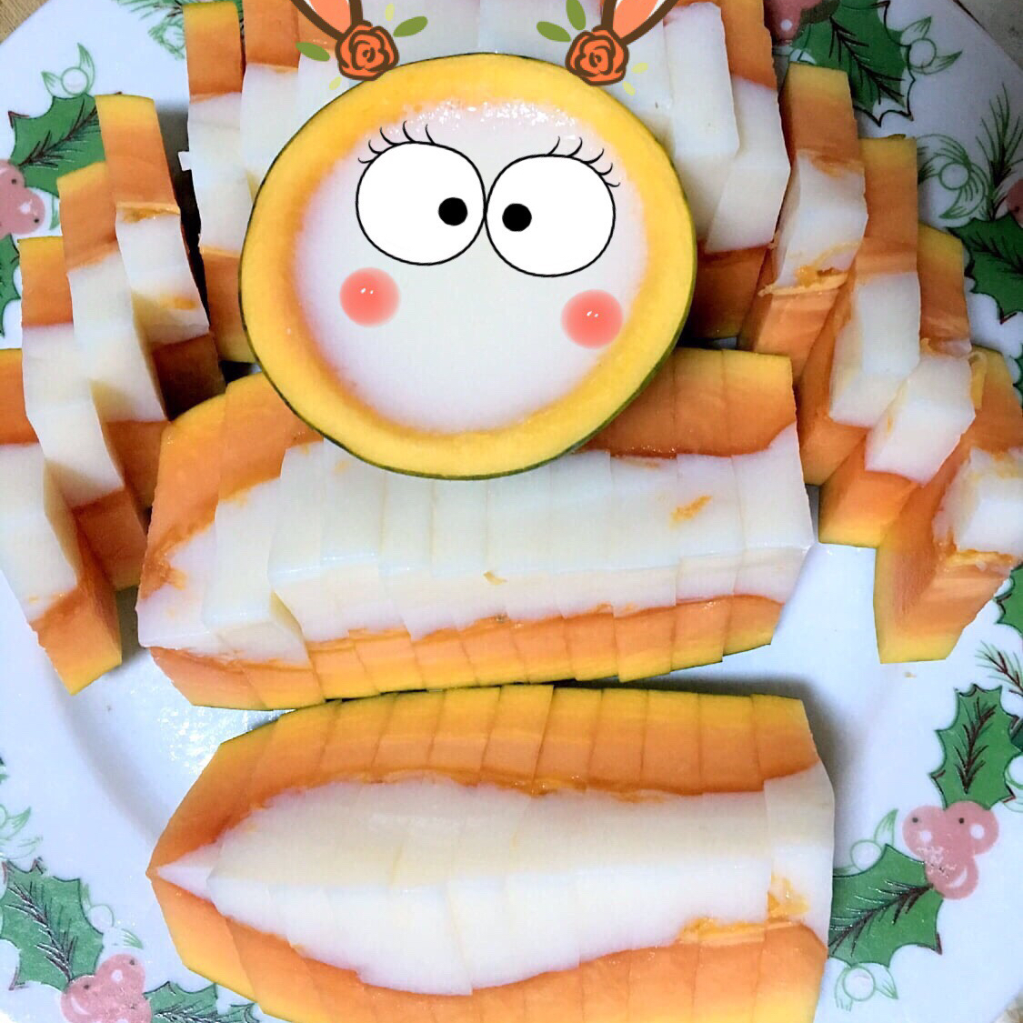 木瓜牛奶冻
