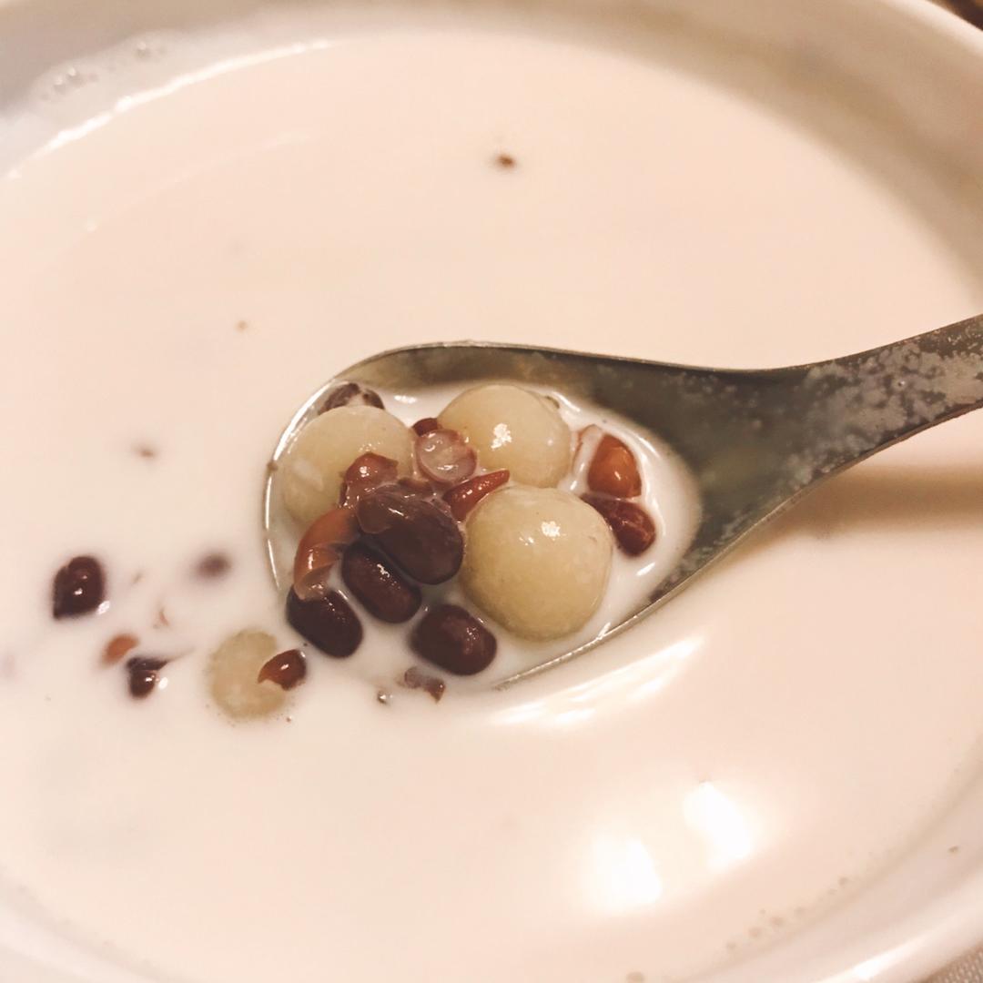抹茶红豆牛奶小丸子（木糖醇版）
