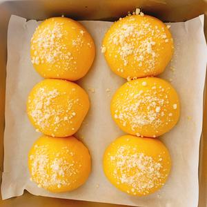 香酥松软‼️南瓜酥粒小面包🎃🎃🎃的做法 步骤17