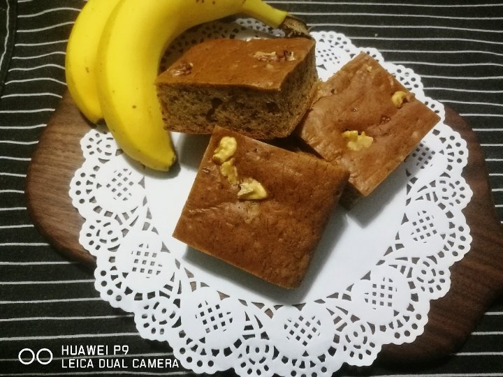 香蕉核桃蛋糕（低油少糖健康版）
