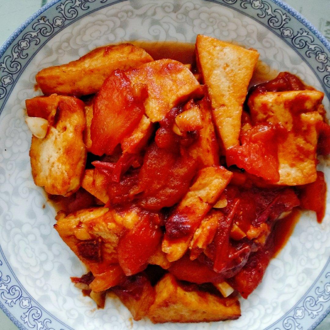 西红柿烧豆腐