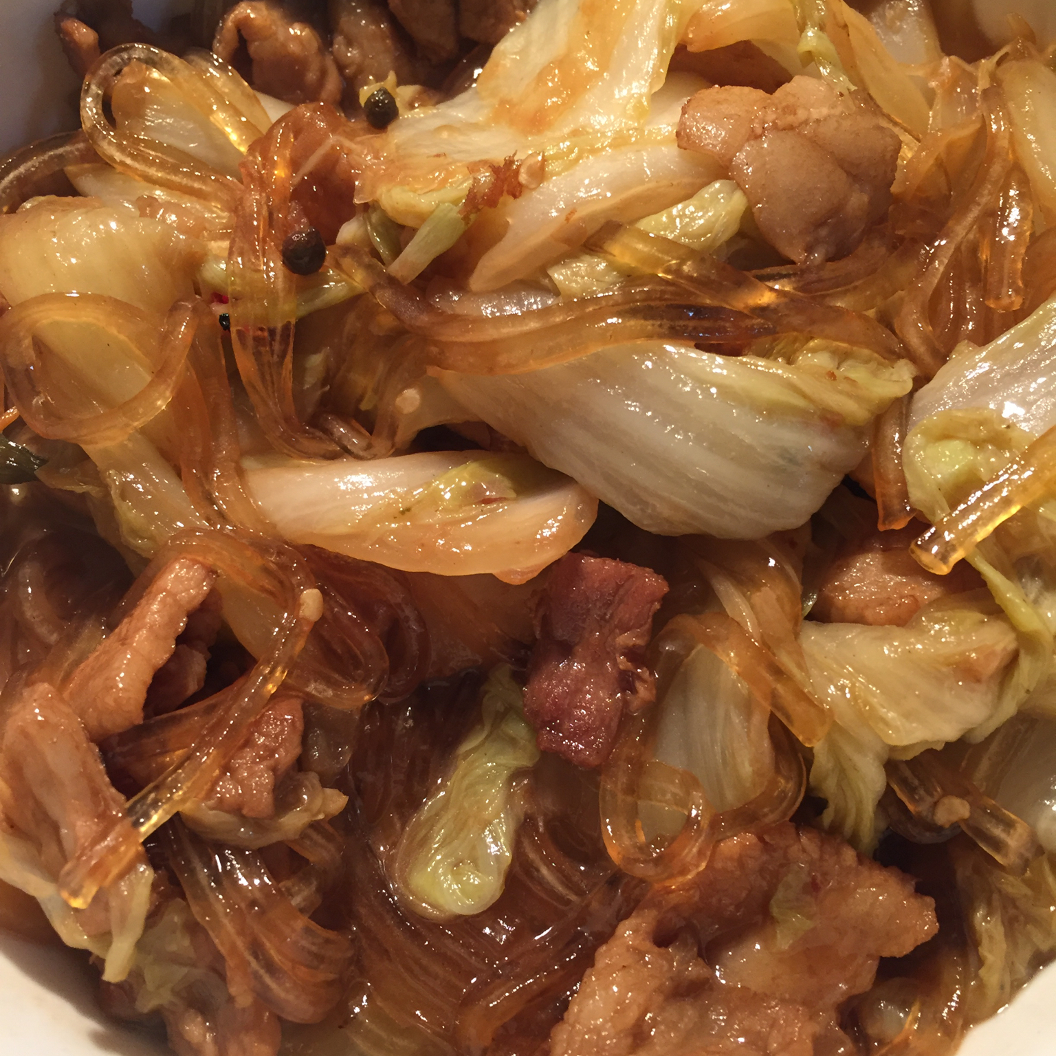 邱小圈圈圈做的猪肉白菜炖粉条