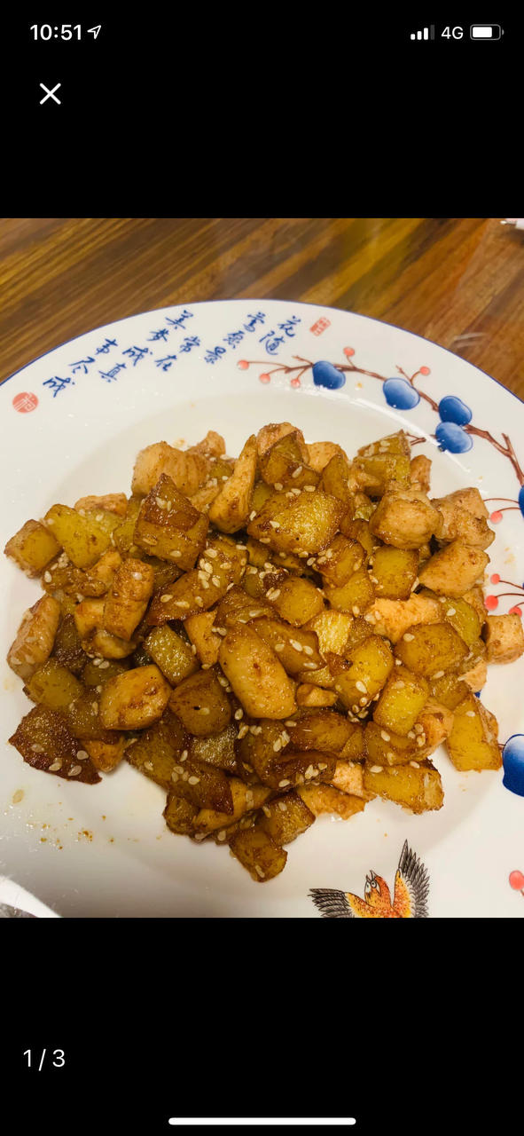 🔥比烧烤好吃的孜然鸡胸肉土豆丁‼️好吃