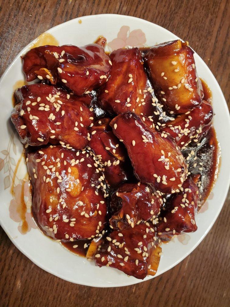 不用一滴酱油的糖醋排骨