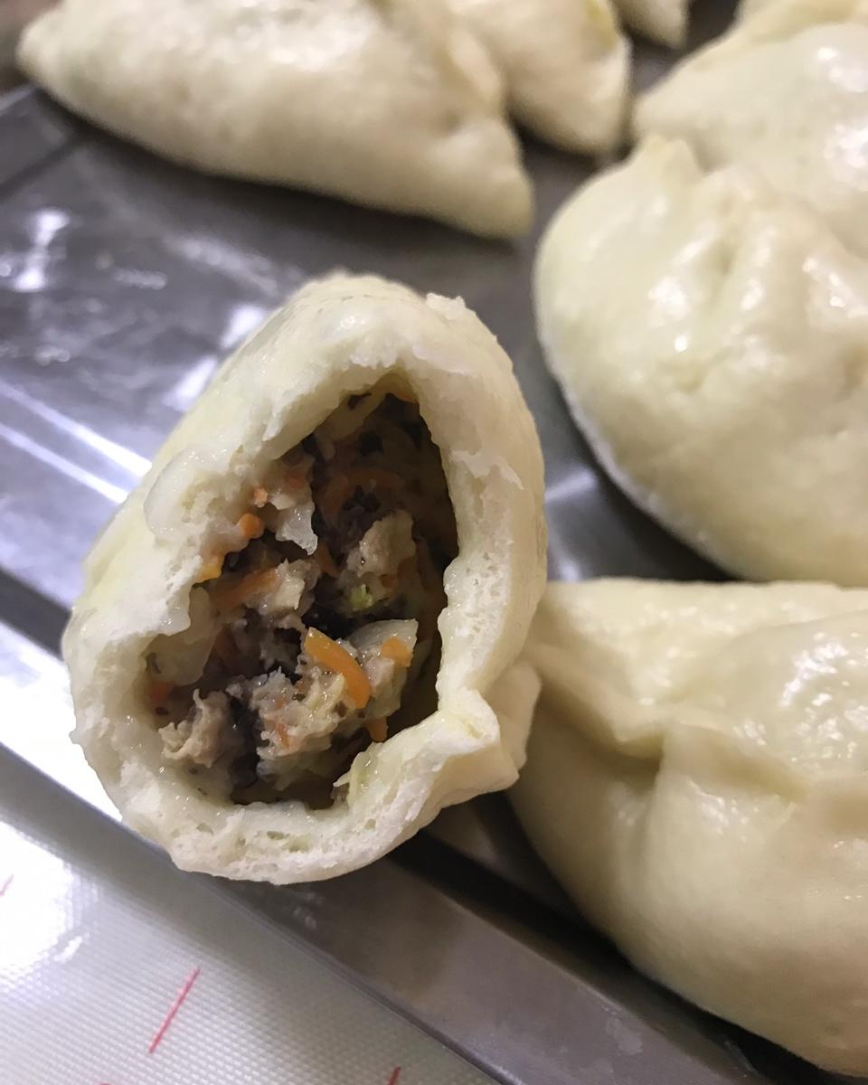 子瑜妈妈做五色营养包子