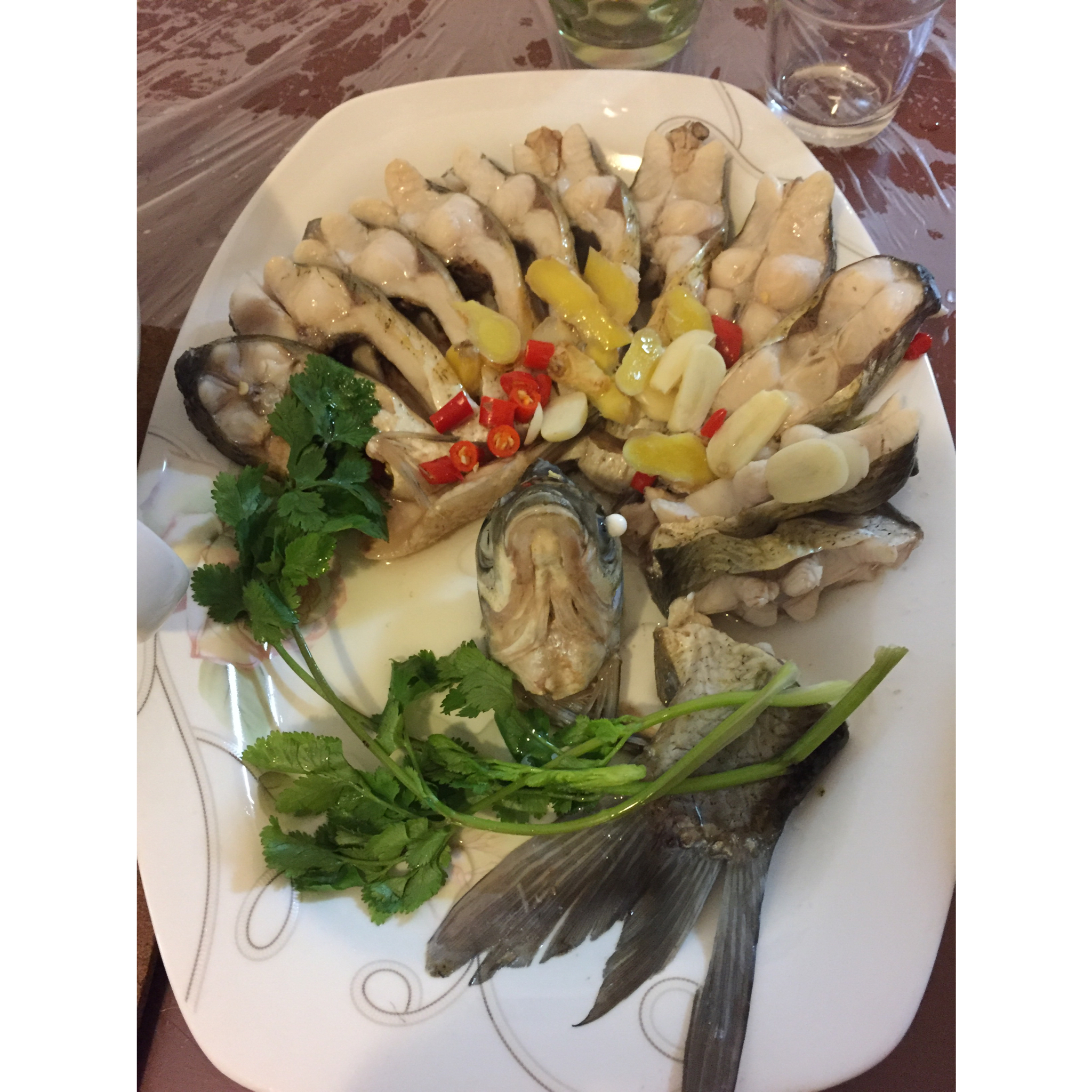 孔雀开屏清蒸鱼