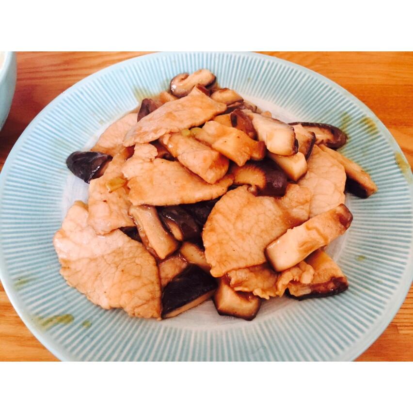 醋溜香菇肉片