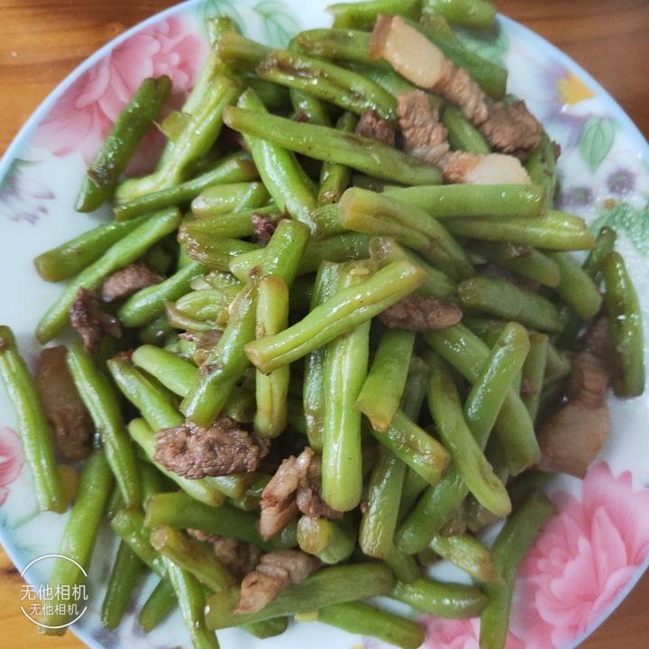 豆角炒肉的做法